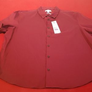 New w tags Mens XXL Calvin Klein button up shirt
